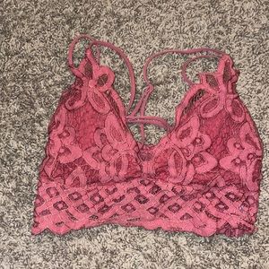 free people lace bra